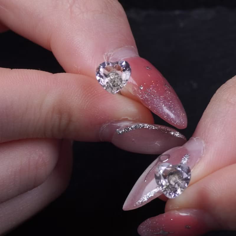 巴西天然水晶耳環耳釘 925純銀鍍18K金 | 天然水晶 | 送禮