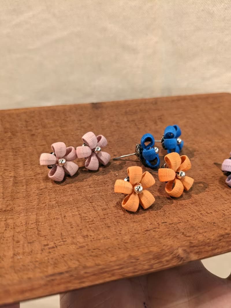 質感系纏花耳飾-小花