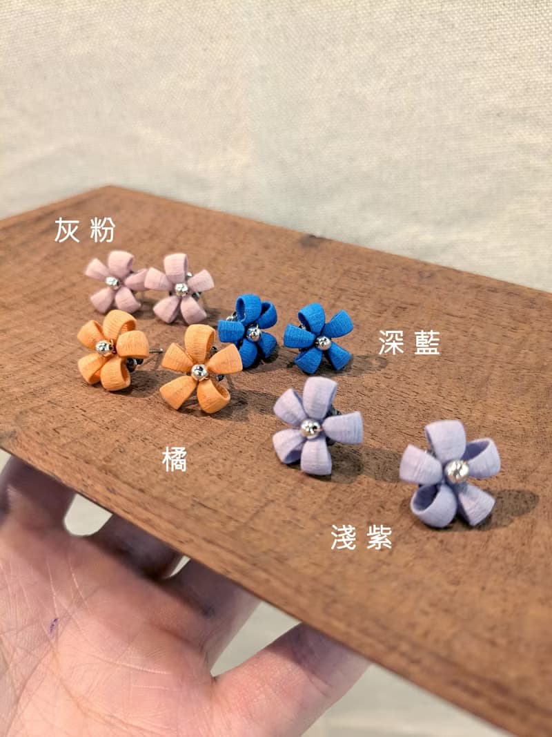 質感系纏花耳飾-小花