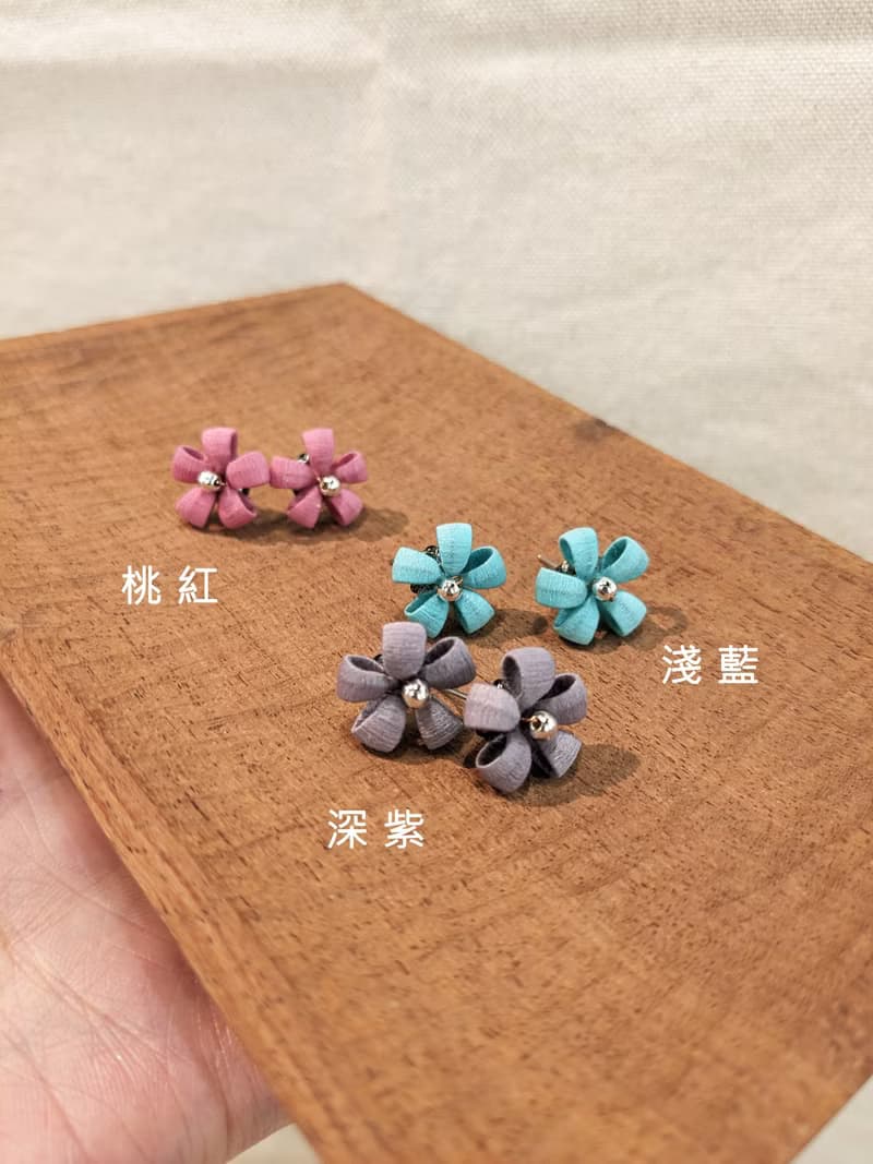 質感系纏花耳飾-小花
