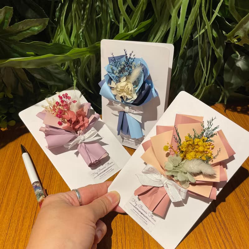 可愛小清新 玫瑰花玻璃盅罩   永生玫瑰 情人節 送禮 乾燥花 求婚