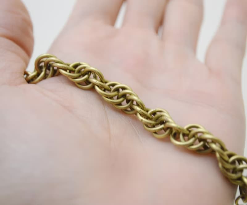 不能歸類系列-圈圈圈‧黑瑪瑙‧黃銅手鍊