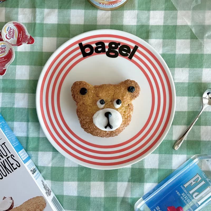 Dessert Time Plate Bagel
