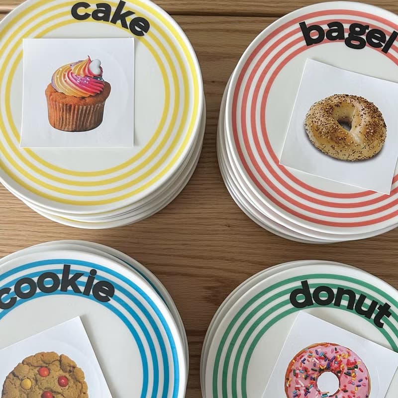 Dessert Time Plate Bagel