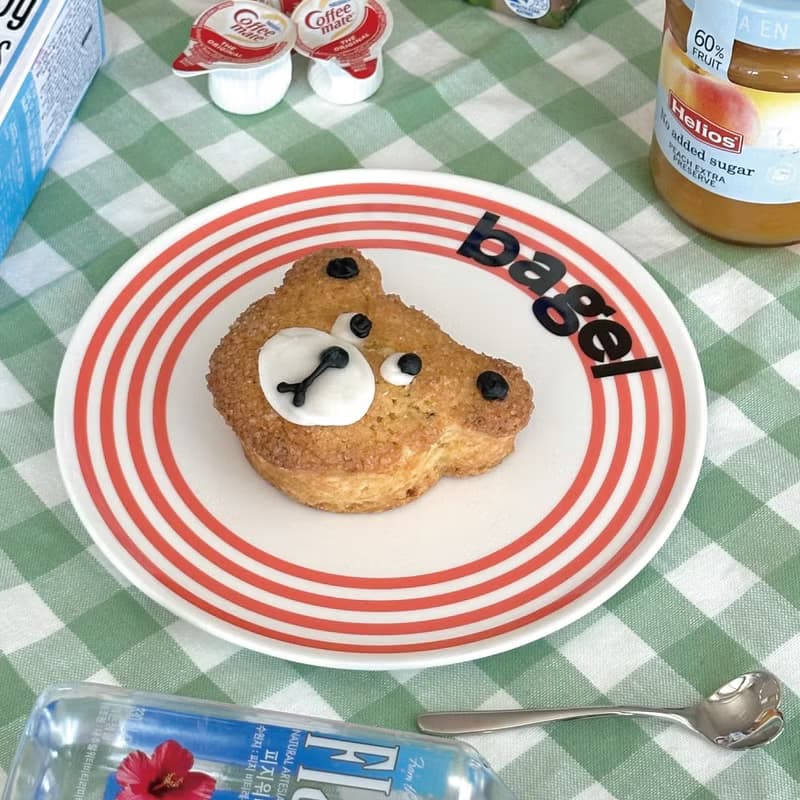 Dessert Time Plate Bagel