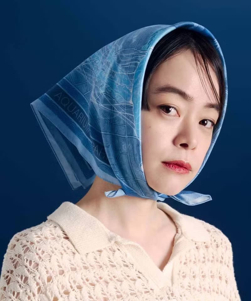 【YOU+MORE!】法國巴黎水族館聯名-大尺寸多用途領巾 送禮