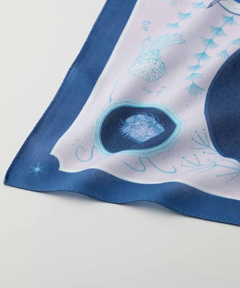 【YOU+MORE!】法國巴黎水族館聯名-大尺寸多用途領巾 送禮