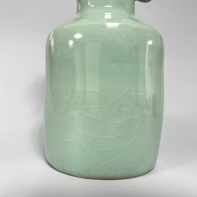 南宋 龍泉窯 青瓷鳳耳瓶