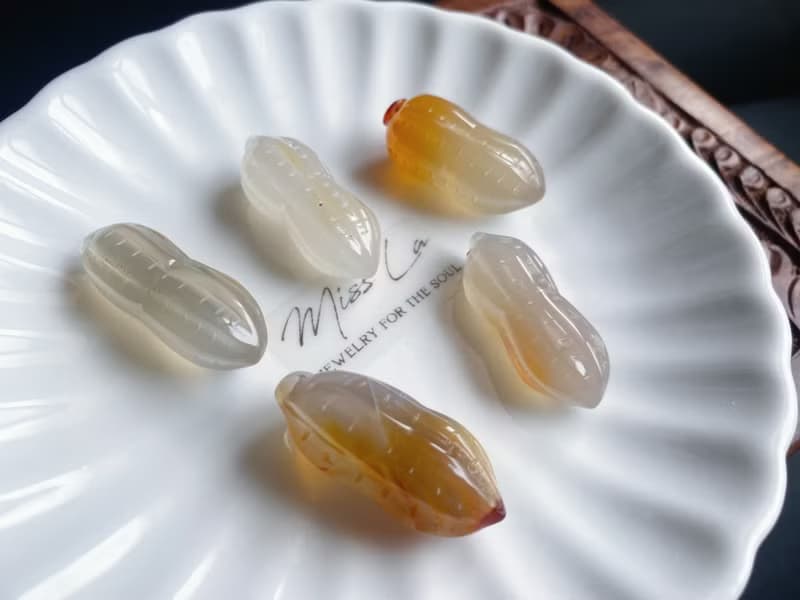 天然瑪瑙 花生 發生好事 Lucky up 包掛 吊飾 禮物 長輩禮
