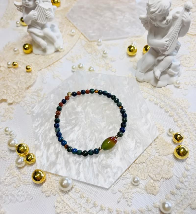 鳳舞翠青  水晶手鍊