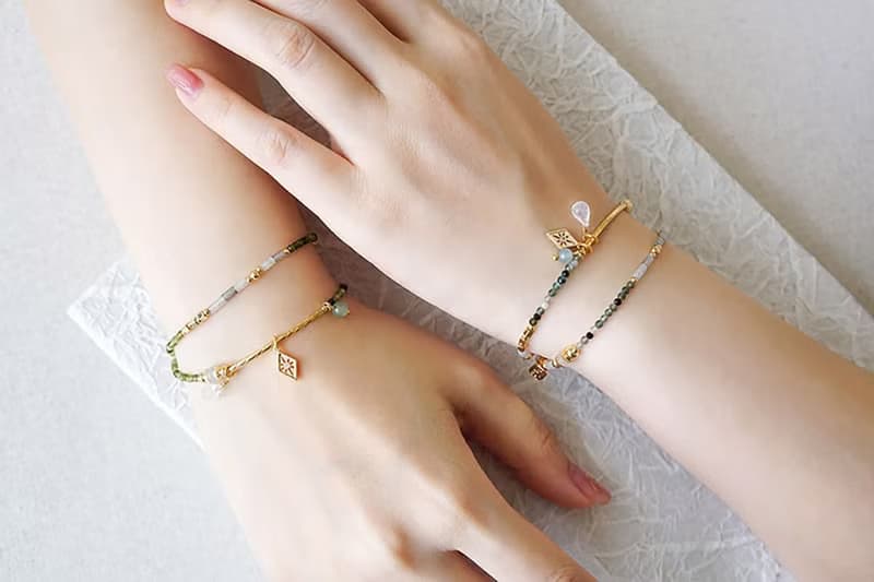 人緣 x 綠碧璽 石榴石 月光石 拉長石 母親節【克林姆的吻】手鍊