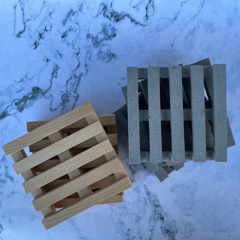 棧板造型杯墊 底托 花盆座