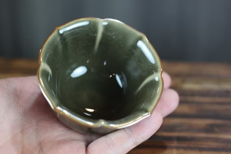 【送禮好物】80ml 深色哥窯 冰裂紋 幸福茶杯 鶯歌葉敏祥作品