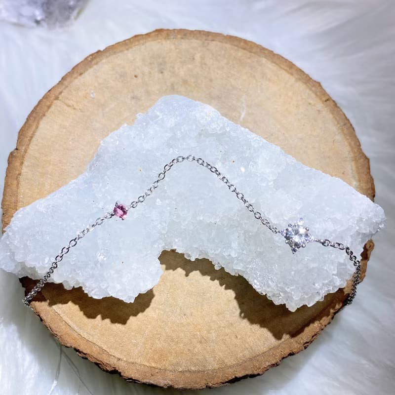 天然寶石 天然剛玉 剛玉有藍寶石之稱 寶石手鍊 925純銀