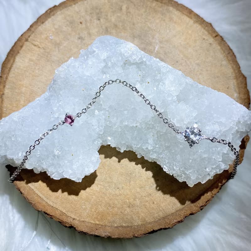 天然寶石 天然剛玉 剛玉有藍寶石之稱 寶石手鍊 925純銀