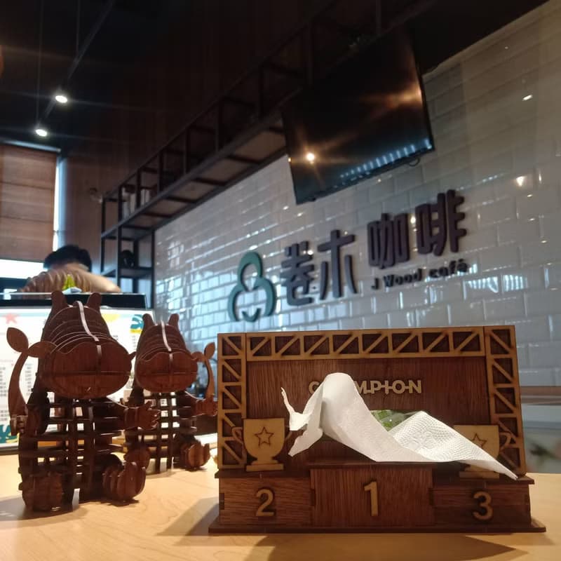 一起為賽事加油【手作 DIY】頒獎台 造型 木質 面紙盒 生日禮物