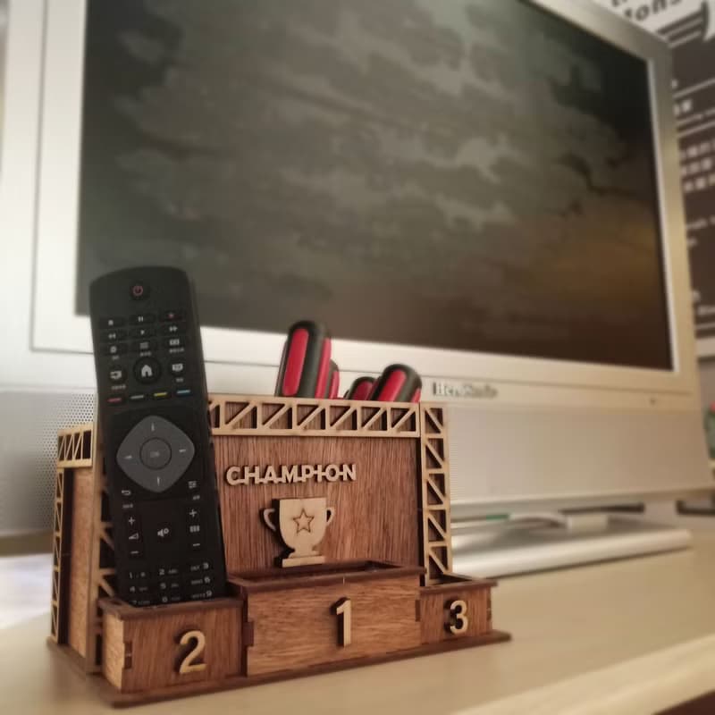 一起為賽事加油【手作 DIY】頒獎台 造型 木質 面紙盒 生日禮物