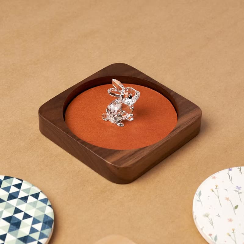 居家好物 | 胡桃木置物盤 x 植鞣牛皮杯墊