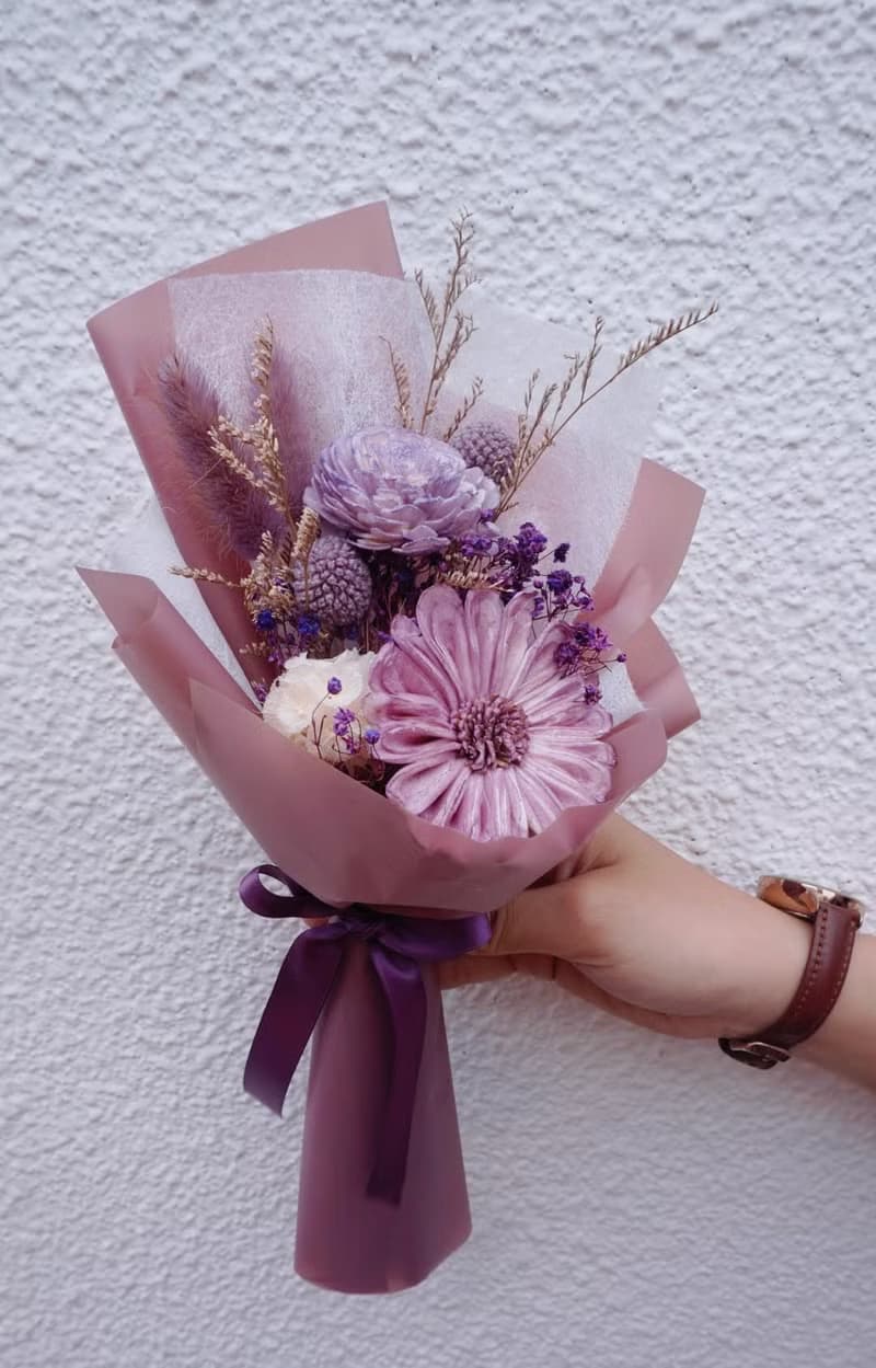 太陽花向日葵花束  附提袋