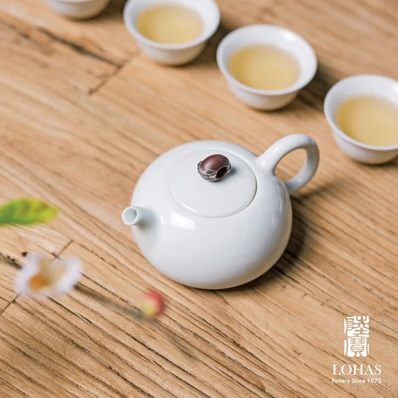 陸寶 泉石印象茶組 1壺1海6杯 青瓷冰裂 茶具組 茶器