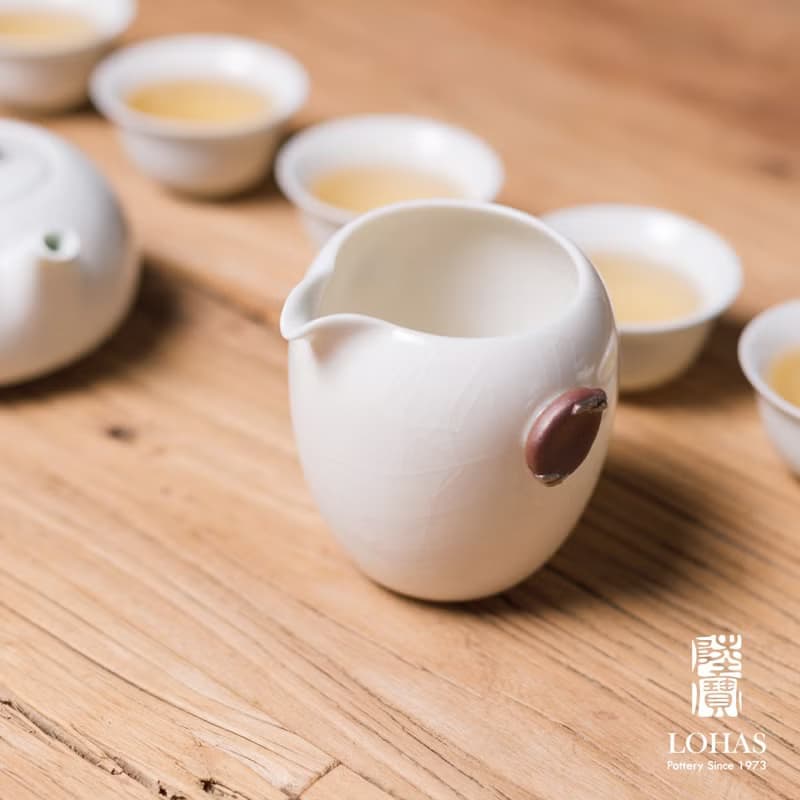 陸寶 泉石印象茶組 1壺1海6杯 青瓷冰裂 茶具組 茶器