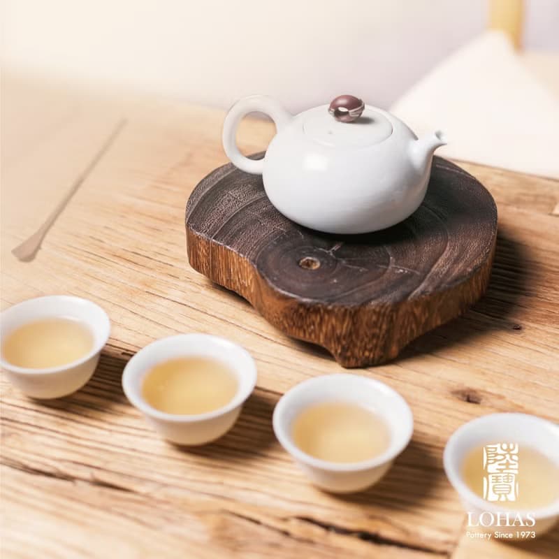 陸寶 泉石印象茶組 1壺1海6杯 青瓷冰裂 茶具組 茶器