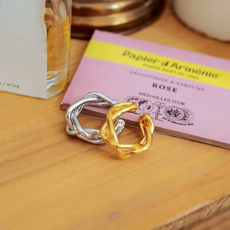 Braided Ear Cuff (Gold/Silver)
