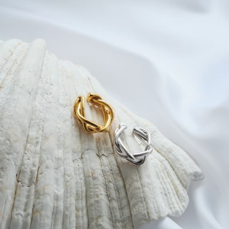 Braided Ear Cuff (Gold/Silver)