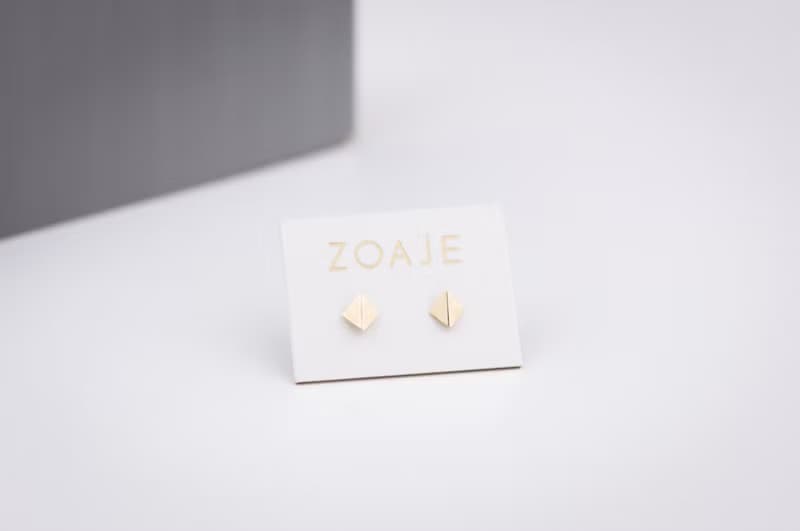 Zoaje INDIA 耳釘耳飾 14k純金黃金 迷你款 極簡 基礎百搭款 精緻