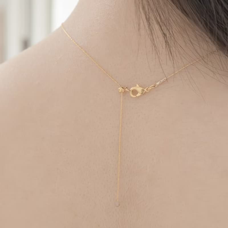 【天蠍座生日石】粉晶 Rose Quartz 天然石項鍊 韓國製造