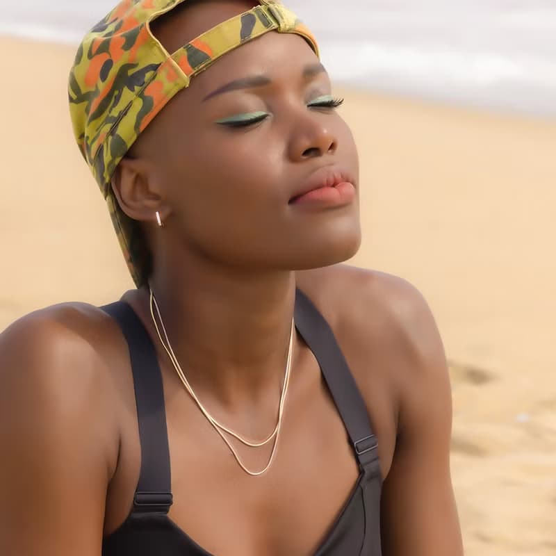 LA LIGNE BOA CHAIN TWO-TONE NECKLACE