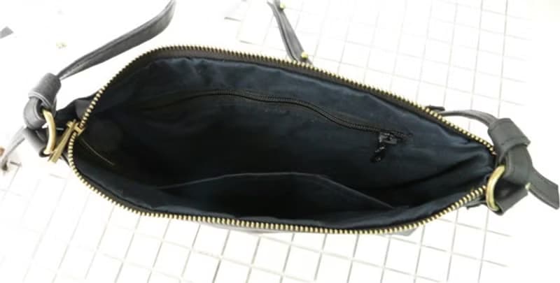 Mingen'Handiwork手工簡約牛皮實用斜跨真皮包女包PB16011