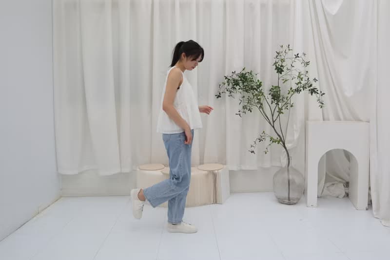 【純粹點點】厚底休閒鞋_白粉