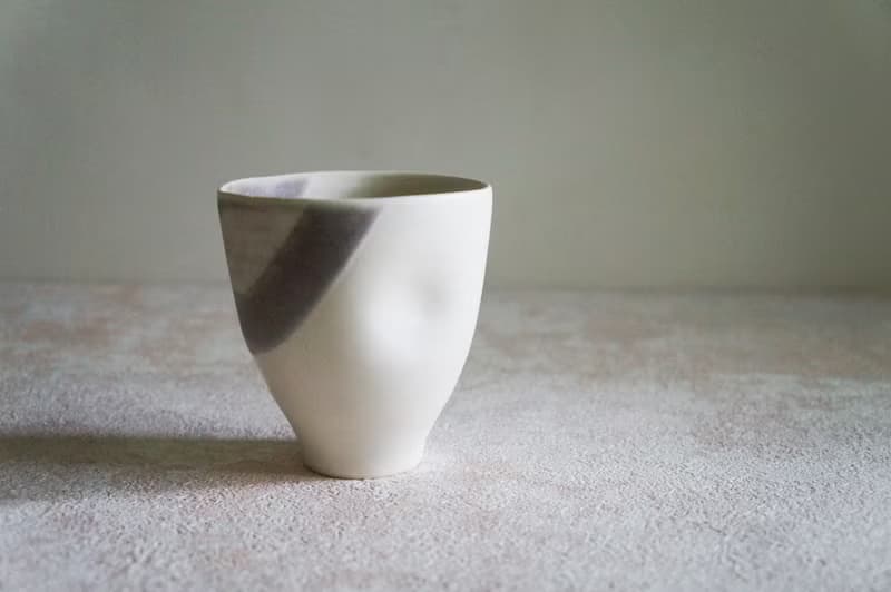 【霧白疊色】手感水杯