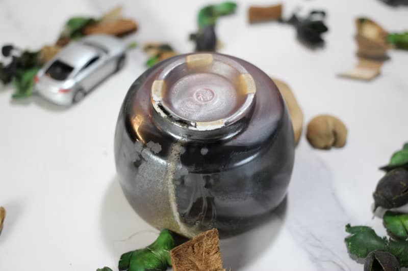 【送禮好物】290ml 柴燒 天目釉 手拉坯茶碗 茶杯 鶯歌葉敏祥作