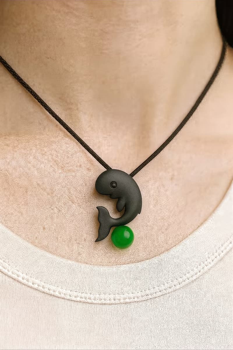 鯨喜 玉 墜子 天然碧玉 6mm 925 純銀項鍊 生日 母親節 禮物