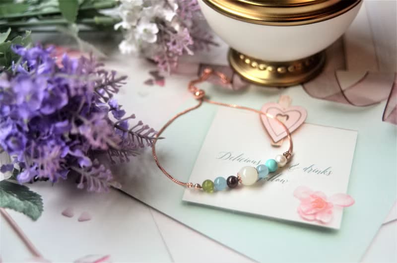 【加購商品】Birthstone - 自選誕生石母乳珠、胎毛珠飾品手鍊