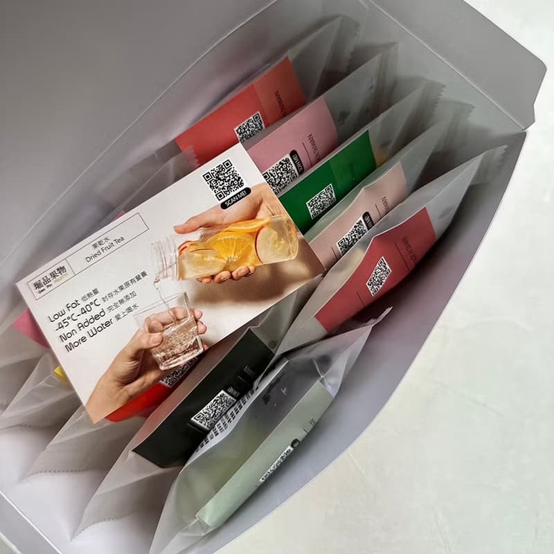 【禮盒|提袋|10入】果乾飲包|台灣伴手禮|無糖無添加果乾 果乾水