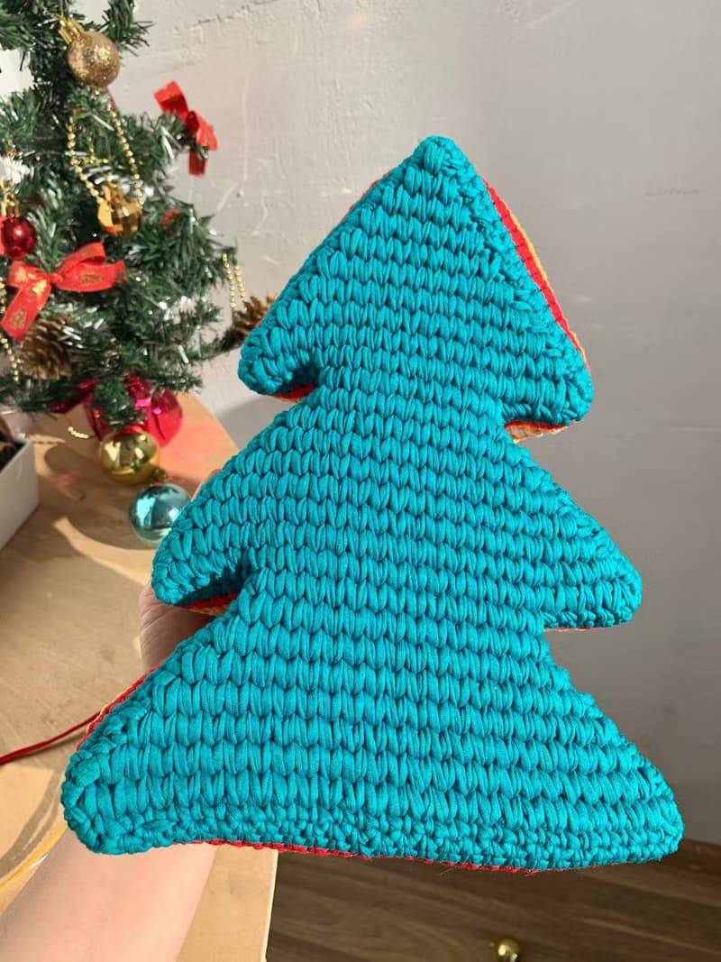 【數位】編織說明書電子檔 Christmas tree shaped basket Crochet storage box Pattern Tutorial PDF