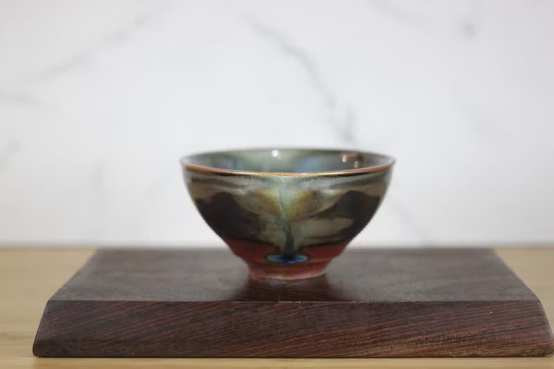 【送禮好物】120ml 天目釉 柴燒茶杯 茶碗 鶯歌名家葉敏祥作品