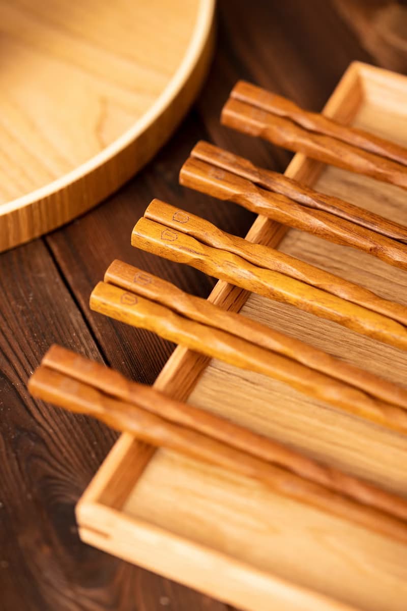 Islandoffer島嶼製作 創意鐵木螺旋筷子 尖頭粗柄筷子 (1對)