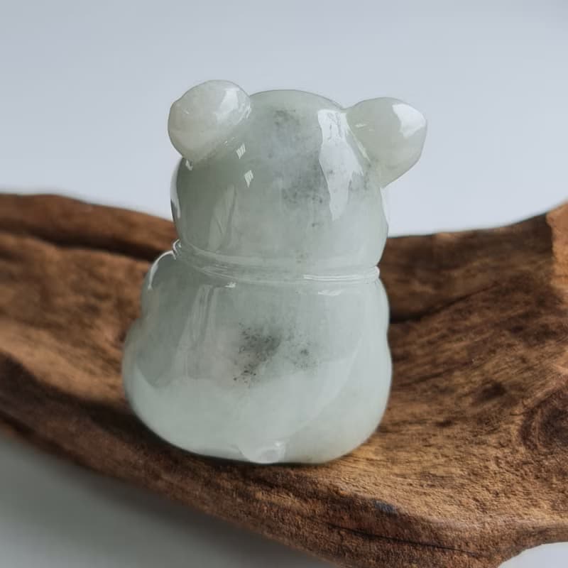 招財系列++翡翠玉豬/福氣招財豬/擺件/福豬 | 天然緬甸玉A貨翡翠