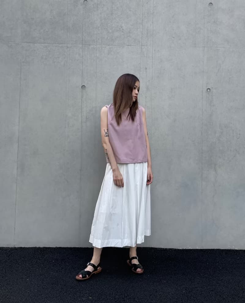 粉色小背心 Ash pink tank