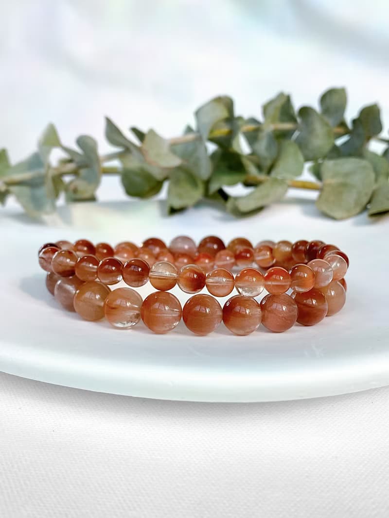 粉紫兔毛水晶||兔毛水晶/水晶/手串/手鍊