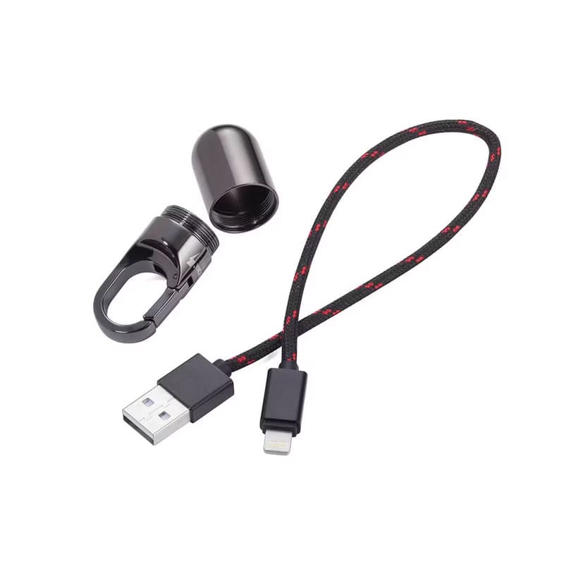 【畢業禮物】USB尼龍充電線鑰匙繩