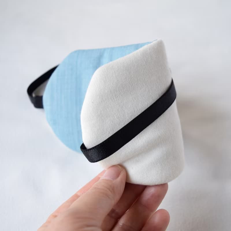 日本眼罩 Denim light blue  |有附收納袋|免費禮品包裝
