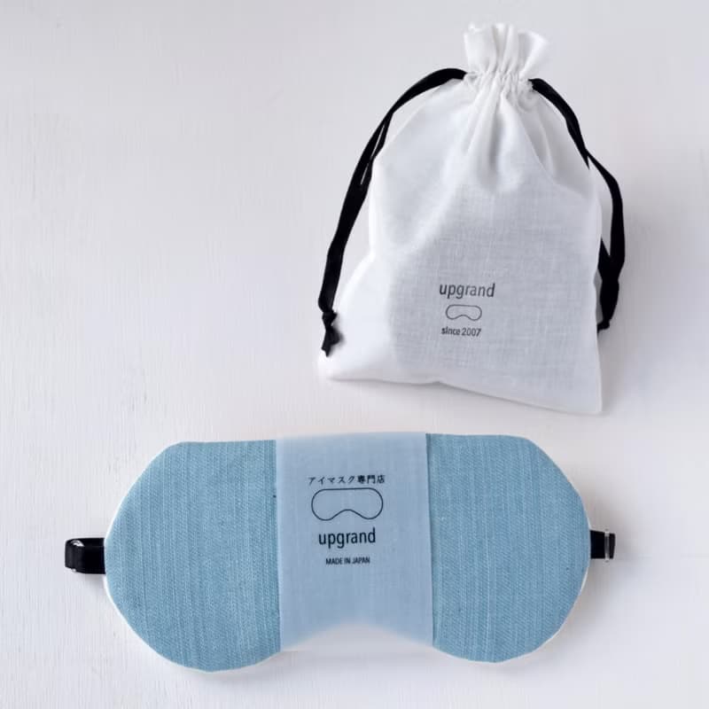 日本眼罩 Denim light blue  |有附收納袋|免費禮品包裝