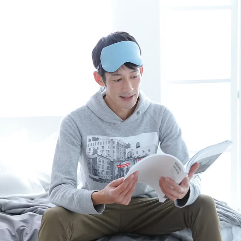 日本眼罩 Denim light blue  |有附收納袋|免費禮品包裝