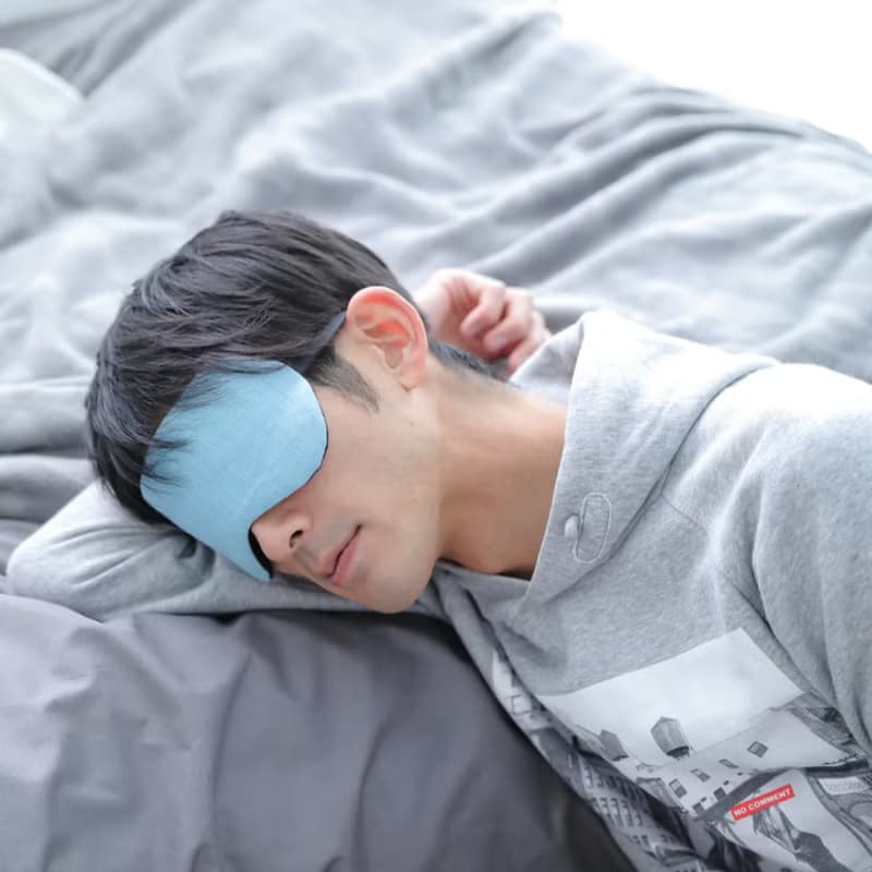 日本眼罩 Denim light blue  |有附收納袋|免費禮品包裝