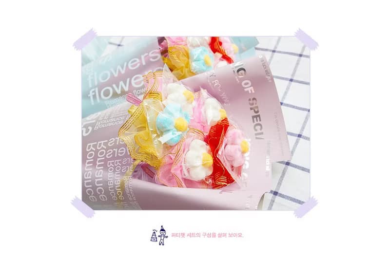小花束--義大利大花花棉花糖(花棒5支入)/ 生日 畢業 派對 情人節